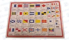 INTERNATIONAL CODE FLAG 40X60 CM