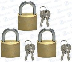 MARINE PADLOCK 40 MM. (3 PCS)