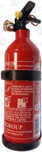 ALUM. FIRE EXTINGUISHERS 1 KG. ABC