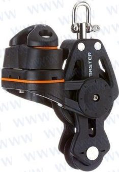 50MM SINGLE FIDDLE/ SWIVEL SHACKLE BLOCK