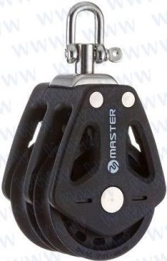 60MM DOUBLE/SWIVEL SHACKLE BLOCK