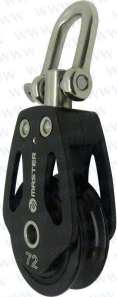 72MM ALUMINUM SINGLE BLOCK/ SWIVEL SHACK