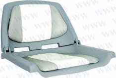 FISHERMAN SEAT FOLDING PADDED GREY/CHARC