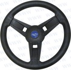 STERRING WHEEL OXNARD BLACK OVERMOLDED -